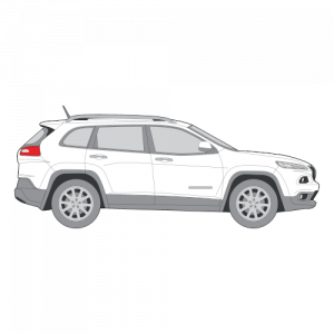 Jeep Cherokee 5-ovinen – perforoitu tummennuskalvo