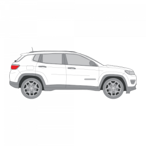 Jeep Compass – perforoitu tummennuskalvo