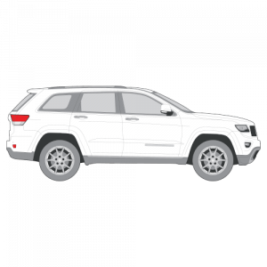 Jeep Grand Cherokee 5-ovinen – perforoitu tummennuskalvo