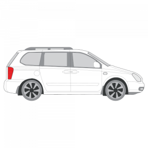 Kia Carnival – perforoitu tummennuskalvo