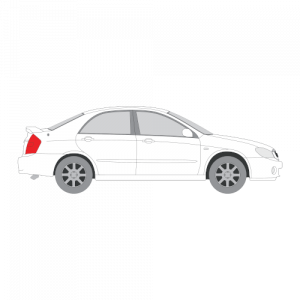 Kia Cerato sedan – perforoitu tummennuskalvo