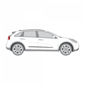 Kia Niro – perforoitu tummennuskalvo