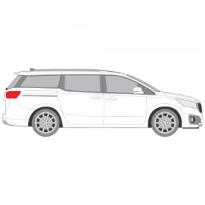 Kia Sedona – perforoitu tummennuskalvo