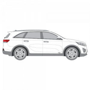 Kia Sorento – perforoitu tummennuskalvo