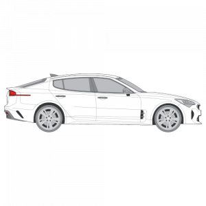 Kia Stinger – perforoitu tummennuskalvo