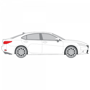 Lexus ES sedan – perforoitu tummennuskalvo