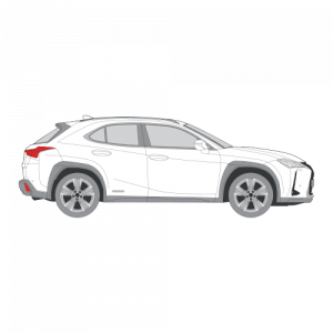 Lexus UX – perforoitu tummennuskalvo