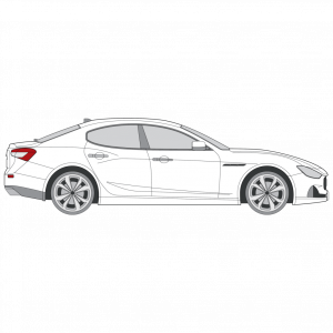Maserati Ghibli sedan – perforoitu tummennuskalvo