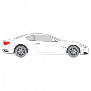 Maserati Gran Turismo Coupe – perforoitu tummennuskalvo