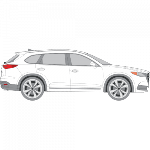 Mazda CX-9 – perforoitu tummennuskalvo