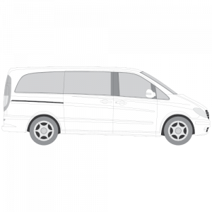Mercedes-Benz Viano – perforoitu tummennuskalvo