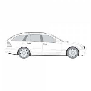 Mercedes-Benz C-Sarjan farmari – perforoitu tummennuskalvo