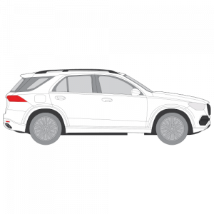 Mercedes-Benz GLE – perforoitu tummennuskalvo