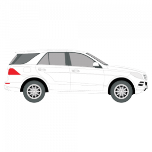 Mercedes-Benz ML-Sarja – perforoitu tummennuskalvo