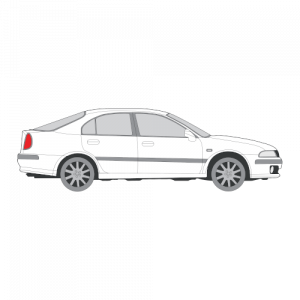 Mitsubishi Carisma – perforoitu tummennuskalvo