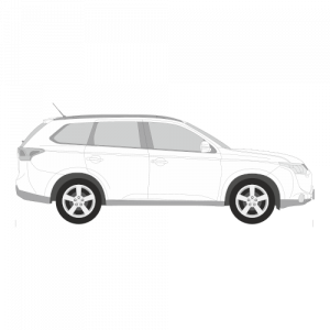 Mitsubishi Outlander – perforoitu tummennuskalvo