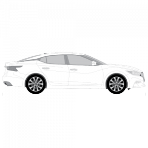 Nissan Maxima sedan – perforoitu tummennuskalvo