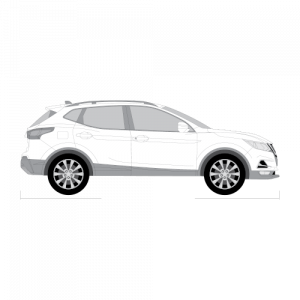 Nissan Qashqai – perforoitu tummennuskalvo