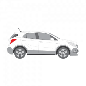 Opel Mokka – perforoitu tummennuskalvo