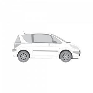 Peugeot 1007 – perforoitu tummennuskalvo