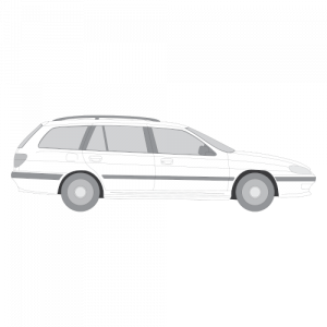 Peugeot 406 farmari – perforoitu tummennuskalvo