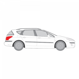 Peugeot 407 farmari – perforoitu tummennuskalvo