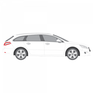 Peugeot 508 farmari – perforoitu tummennuskalvo
