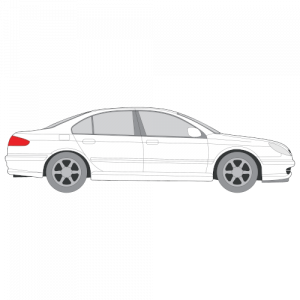 Peugeot 607 sedan – perforoitu tummennuskalvo
