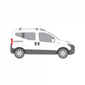 Peugeot Bipper – perforoitu tummennuskalvo