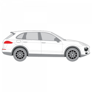 Porsche Cayenne – perforoitu tummennuskalvo