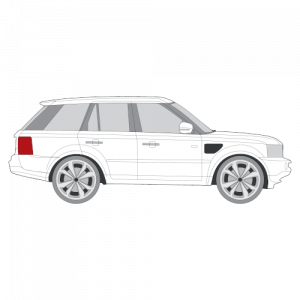 Range Rover – perforoitu tummennuskalvo