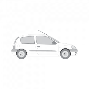Renault Clio 3-ovinen – perforoitu tummennuskalvo