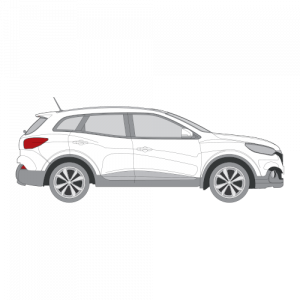 Renault Kadjar – perforoitu tummennuskalvo