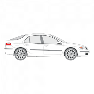 Renault Laguna sedan – perforoitu tummennuskalvo
