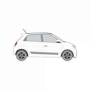 Renault Twingo – perforoitu tummennuskalvo