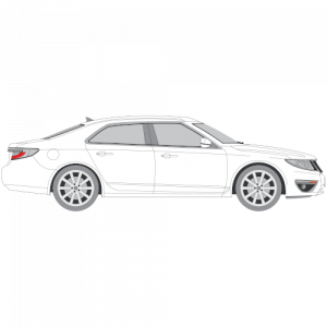 Saab 9-5 sedan – perforoitu tummennuskalvo