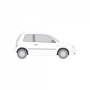 Seat Arosa 3-ovinen – perforoitu tummennuskalvo