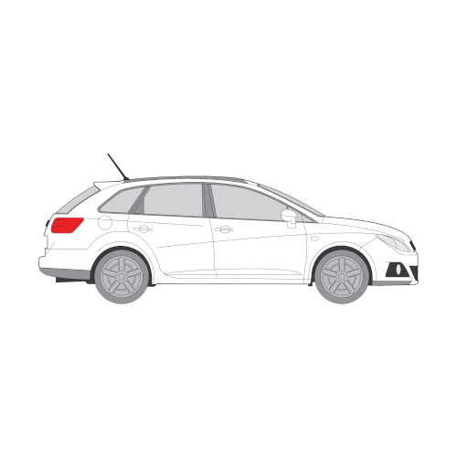 Seat Ibiza ST – perforoitu tummennuskalvo