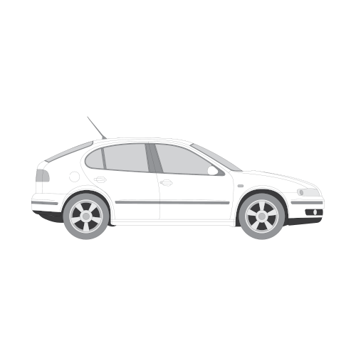 Seat Leon 5-ovinen – perforoitu tummennuskalvo