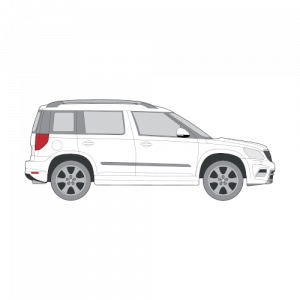 Skoda Yeti – perforoitu tummennuskalvo