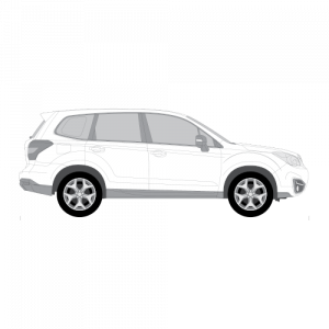 Subaru Forester – perforoitu tummennuskalvo
