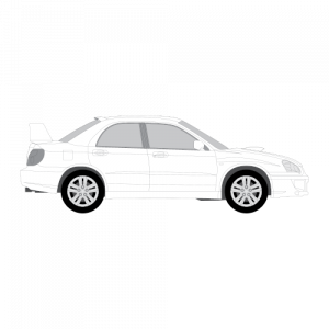 Subaru Impreza sedan WRX – perforoitu tummennuskalvo