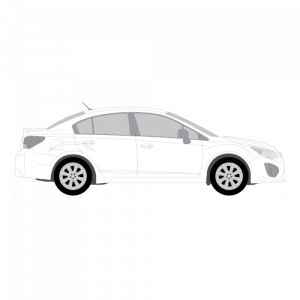 Subaru Impreza sedan – perforoitu tummennuskalvo