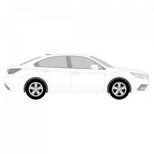 Subaru Legacy sedan – perforoitu tummennuskalvo