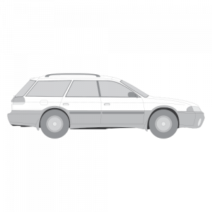 Subaru Legacy farmari – perforoitu tummennuskalvo