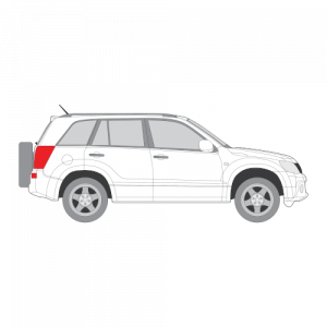 Suzuki Grand Vitara 5-ovinen – perforoitu tummennuskalvo