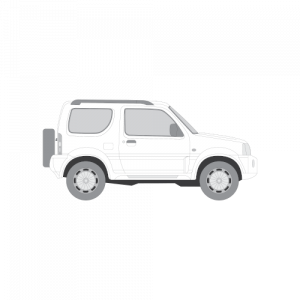 Suzuki Jimmy – perforoitu tummennuskalvo