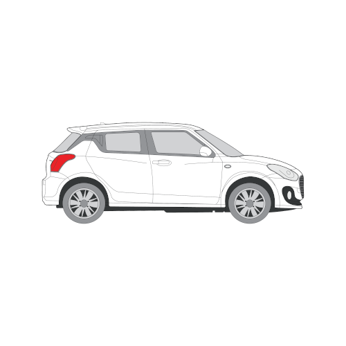 Suzuki Swift 5-ovinen – perforoitu tummennuskalvo