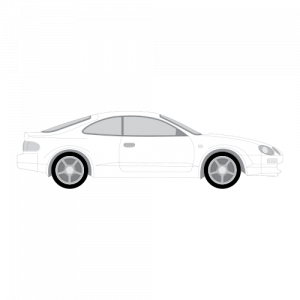 Toyota Celica coupe – perforoitu tummennuskalvo