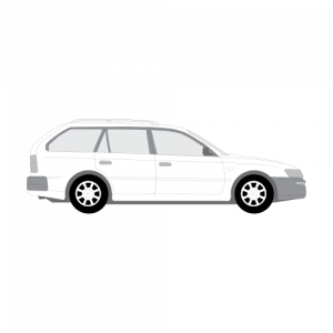 Toyota Corolla farmari – perforoitu tummennuskalvo